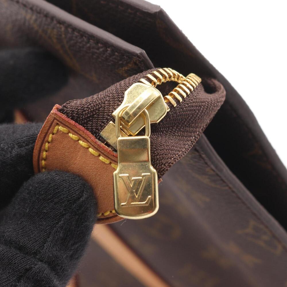 LOUIS VUITTON Brown Monogram Leather Shoulder Bag - Picture 12 of 12